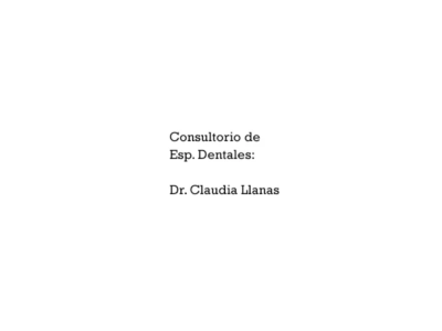 Dr. Claudia Llanas